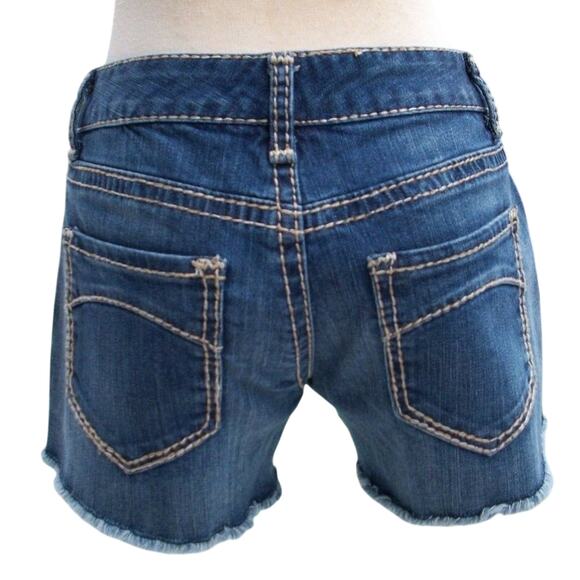 Cache Denim Stud Nail Head Embellished Short Stretch Pant New 4/6 Small $88 - Picture 3 of 3